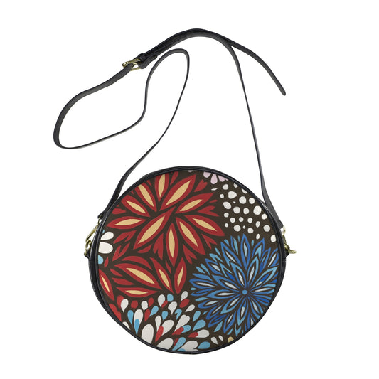Runde Messenger Bag – große Umhängetasche (Modell 1647)