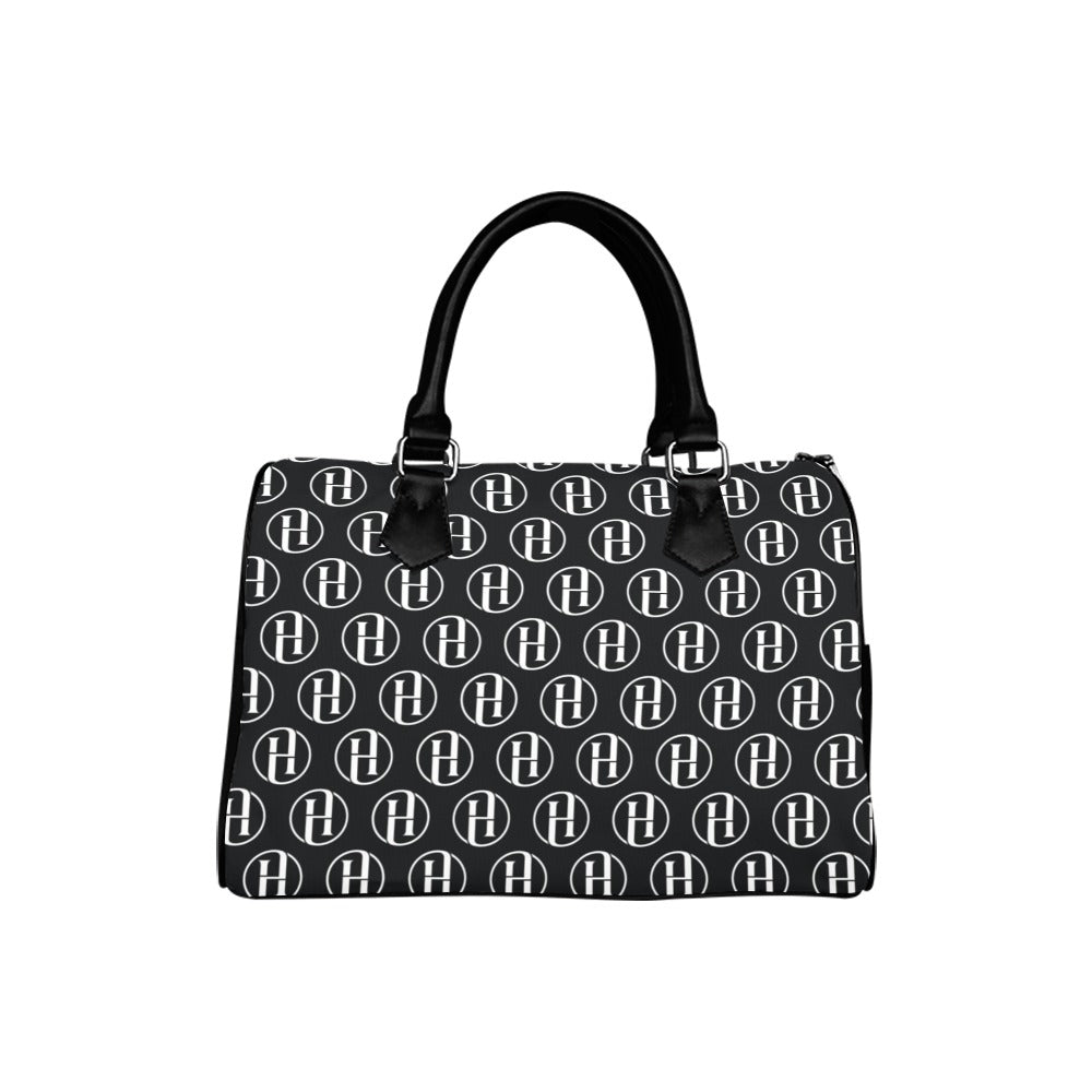 HILORA Exklusive Damen-Handtasche mit Allover-Logo-Muster (Modell 1621)