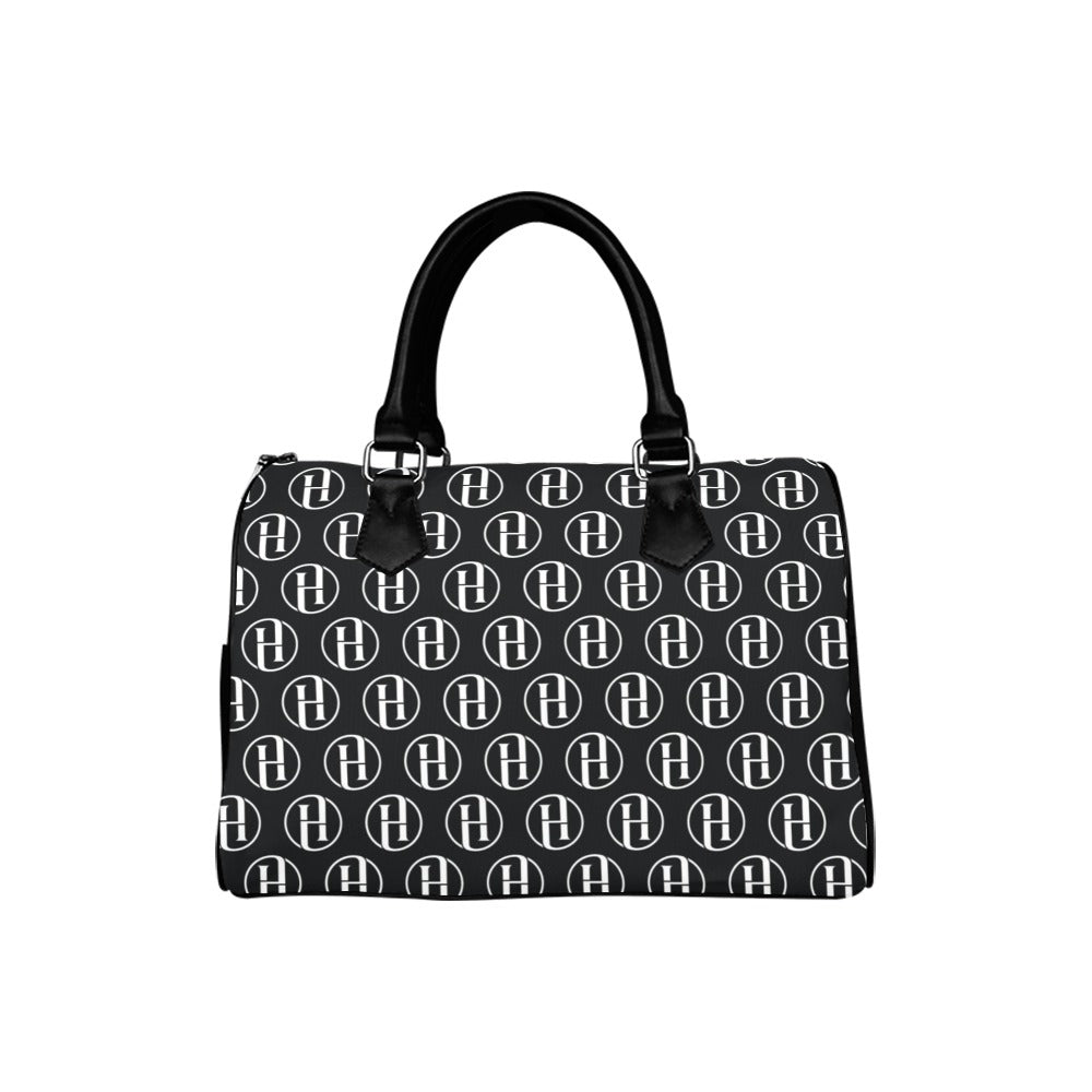 HILORA Exklusive Damen-Handtasche mit Allover-Logo-Muster (Modell 1621)
