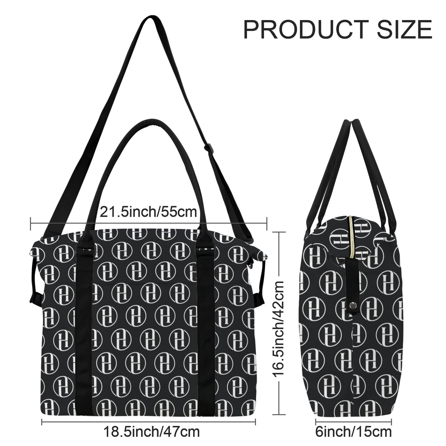 Reisetasche im HILORA Signature-Design mit Trolley-Aufsatz (Modell 1715)