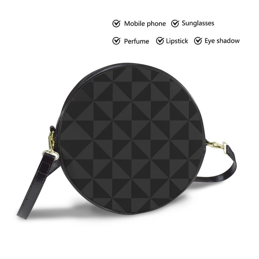 Runde Messenger Bag – große Umhängetasche (Modell 1647)